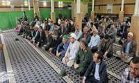 حضور همکاران در نماز عبادی سیاسی جمعه و شرکت در راهپیمایی